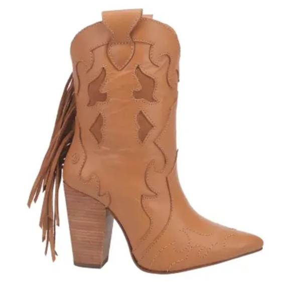 Dingo Tan Western Boots - Picture 1 of 10